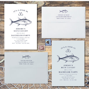 Bachelor Party Fishing Trip Weekend   Invitation