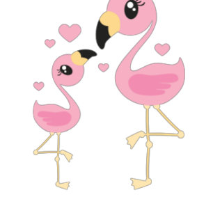 Cute Flamingo Baby Shower Tropical Beach Theme Invitation