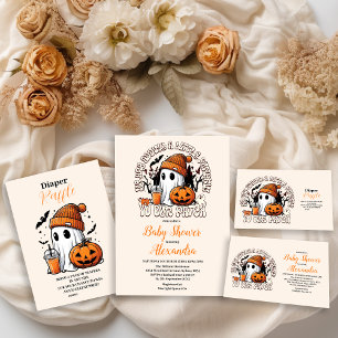 Cute Halloween Baby Shower Invitation