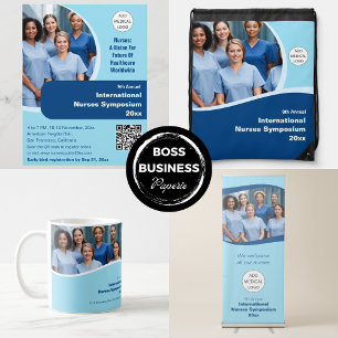 Nurse Technician Caregiver Medical Conference Business Card