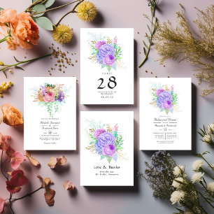 Floral Spring Wedding Invitation
