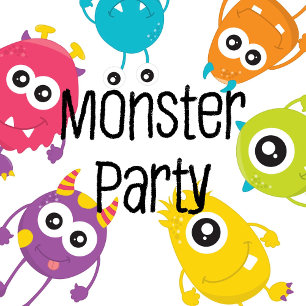 Little Monster Birthday Party Invite