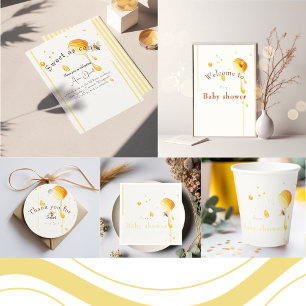 Sweet as can be baby shower  invitation