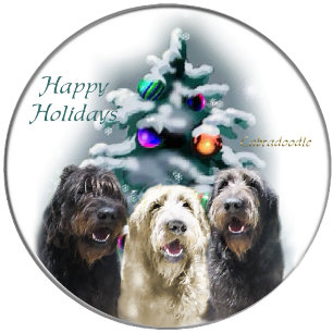 Labradoodle Christmas Gifts Holiday Card