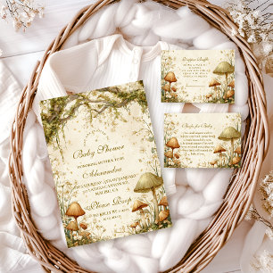 Enchanted Woodland Mushroom Books for Baby  Enclosure Card