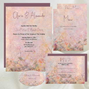 Wildflowers Watercolor Floral Return Address