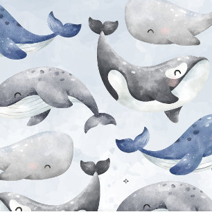 Nautical Whale Baby Shower Invitation