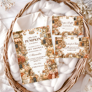 Cosy Pumpkin Spice Baby Shower Napkin