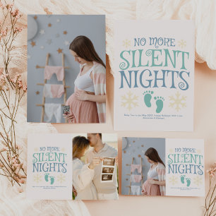 Photo Couple Christmas Pregnancy Announcement