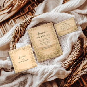 Desert Botanical Birthday Paper Plate