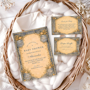 Blue Jeans Little Cowboy Baby Shower Napkin