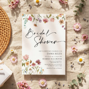 Wildflower Advice And Wishes Wedding Sign 