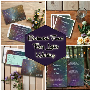 Enchanted Fairy Forest Woodland Wedding Save The Date