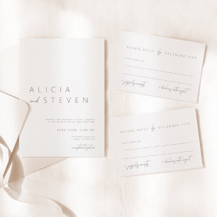 Simple Minimalist Wedding Seating Chart