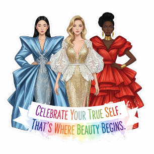 Celebrate True Self Sticker Apron