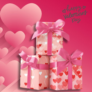 A String of Petite Hearts Valentine's Medium Gift Bag