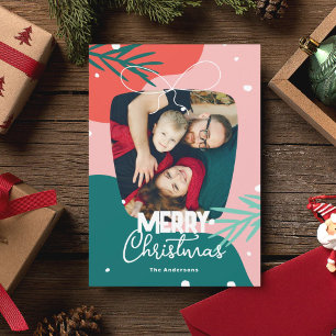 Holiday Gift Exchange Colourful Christmas Party  Invitation