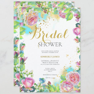 Blush Rose Wedding Invitation