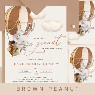 Elephant Hot-Air Balloon Invitation