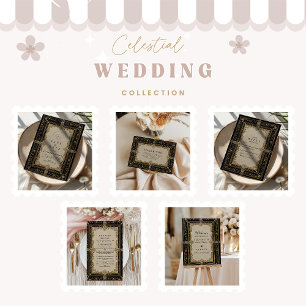 Regal Baroque Celestial Wedding Invitation