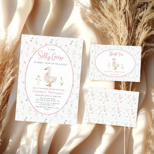 Silly Goose Wildflower Girl Books for Baby Enclosure Card