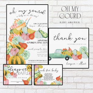 Oh My Gourd! - Large Vinyl Welcome Banner