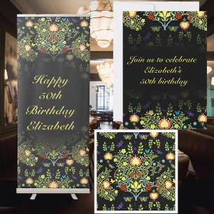 William Morris Birthday Party Invitation