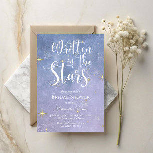 Written in the Stars Bridal Shower Label