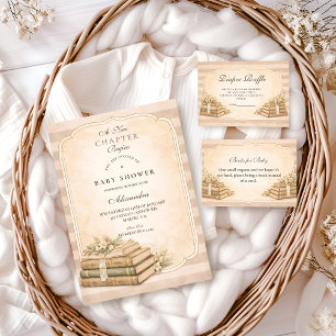 A New Chapter Vintage Books Diapper Raffle Enclosure Card