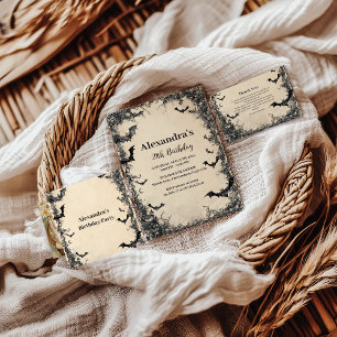 Gothic Arch Midnight Birthday Paper Plate