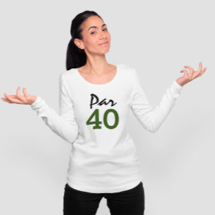 Golf 40th Birthday born to golf force to work Paper Plate