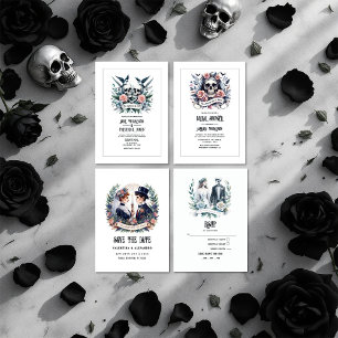 "Till Death Do Us Part" Wedding Invitation
