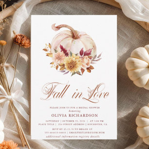 Rust Terracotta Floral Pampas Grass and Pumpkin Square Sticker
