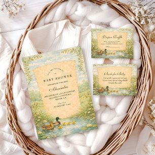 Woodland Duck Baby Shower Napkin