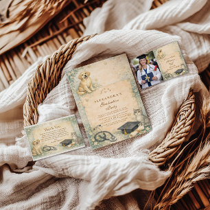 Animal Care White Coat Graduation Invitation