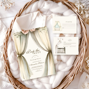Prep the Nest Baby Shower Invitation