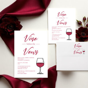 Vino Before The Vows Accommodation Enclosure Card