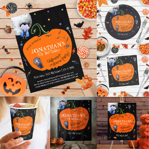 Lovely Watercolor Halloween Kids Photo Backdrop Tapestry