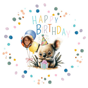 Koala Birthday Gift Tags
