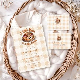 Bun in the Oven Baby Shower  Diapper Raffle Enclosure Card