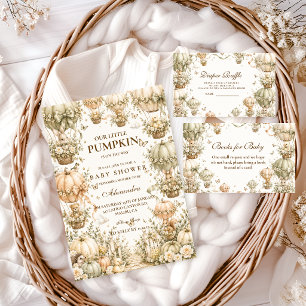 Enchanted Little Pumpkin Baby Shower Napkin
