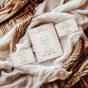 Love Match Tennis Bridal Shower Napkin