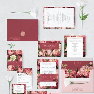 Vintage Rose pink blush classic Wedding
