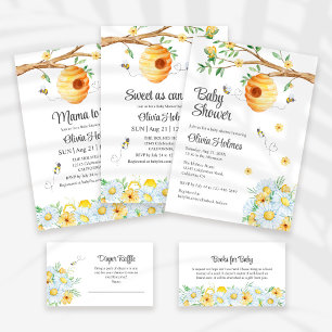 "Sweet as can Bee" Baby Shower Invitation