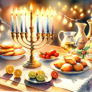 Happy Hanukkah Invitation