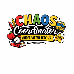 Personalised Chaos  Coordinator Teacher  Classic Round Sticker