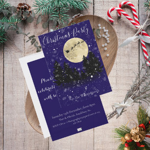 Santa Sighting Christmas Party Invitation