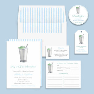 Mint Julep Horse Race Theme Bridal Shower Registry Enclosure Card
