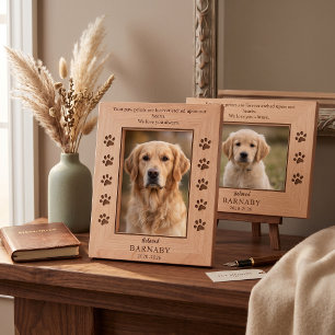 Pet Memorial Photo Sign Personalised Sympathy Gift