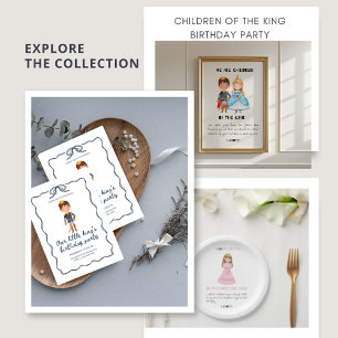 Our Little Princess 1st Birthday Party Invitation